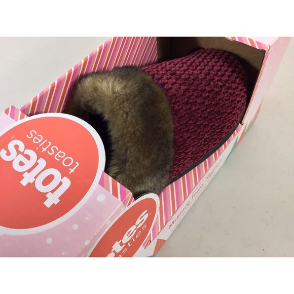 Totes Slippers Memory Foam Womens 8 NEW - Picture 2 of 6